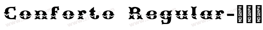 Conforto Regular字体转换